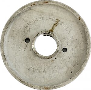 Antique "Kohler" Porcelain Mixer Shower Valve Escutcheon Trim Cover