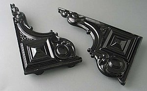 Antique Enameled Brackets
