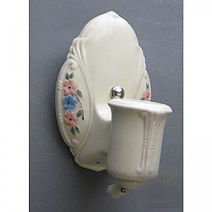 Oval Porcelain Sconce - Single