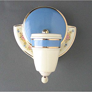 Painted Porcelain Sconce - Single