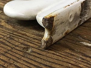 Decorative Antique Enamel Coated Cast Iron Sink Brackets Supports - Pair
