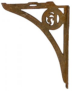 Antique Cast Iron Sink Bracket Support - Single