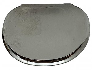 Antique Hall Mack Tempo Chrome  Soap Holder Dish - New Old Stock - Circa 1962