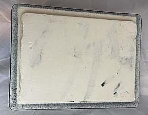 Antique American Olean Tile Co. "Gloss Black" Tiled-In Soap Dish - Circa 1960