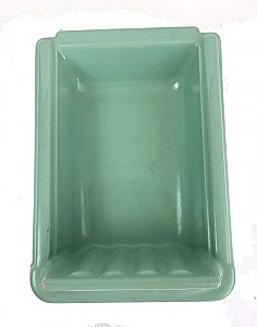 Antique Green (American Standard Ming Green) Porcelain Tiled-In Soap Dish