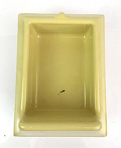 Antique Yellow Fairfacts (Kohler Sunrise/American Standard Saffron Yellow) Porcelain Tiled-In Soap Dish