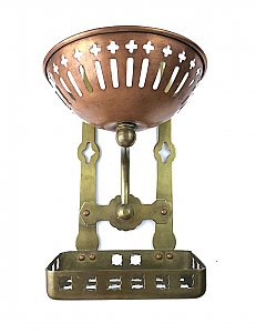 Antique Wall Mounted Copper & Brass Sponge & Soap Dish