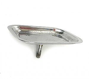 Antique Chrome Kitchen or Utility Sink Faucet Mount Soap Dish