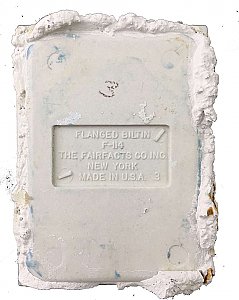 Antique Blue (Kohler - Heron Blue) Fairfacts "Biltin" Porcelain Subway Tile-In Soap Dish