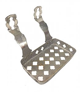 Antique Polished Nickel Wall or Bathtub Mounted Soap Dish Circa 1890