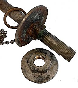 Antique Deck Mount Nickel Plated Soap Dish