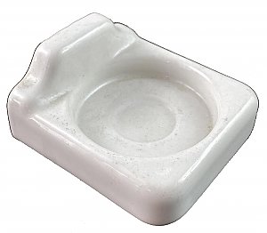 Antique White Surface Mount Porcelain Bathroom Cup Holder