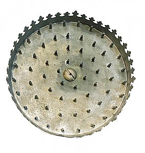 Antique Geo Taylor Nickel Plated Rain Shower Head - Circa 1890