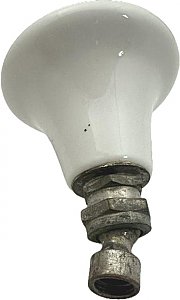 Antique White Porcelain Shower Head - Circa 1920