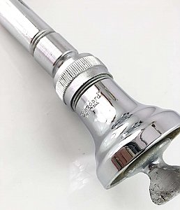 Antique "Standard" Chrome Shower Head With Arm