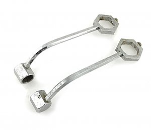 Antique Console Sink Legs Towel Bar Ends