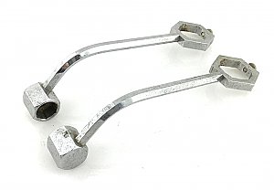 Antique Console Sink Legs Towel Bar Ends