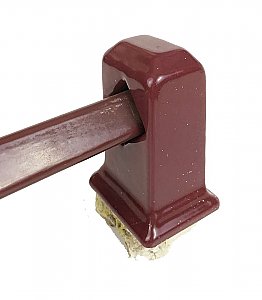 Antique Burgundy (American Standard - Tang Red) Ceramic Towel Bar and Ends