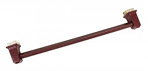 Antique Burgundy (American Standard - Tang Red) Ceramic Towel Bar and Ends