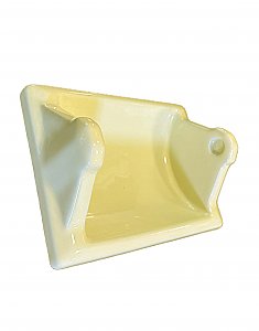 Antique Light Yellow Ceramic Tile-In Toilet Paper Holder
