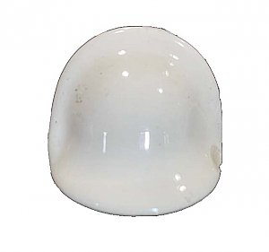 Antique White Porcelain Toilet Bolt Cap Cover Pair - Circa 1920
