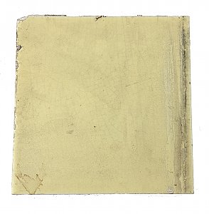Antique "Mosaic" Yellow  Porcelain Tile 4-1/4" x 4-1/4" Sold Each