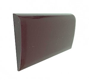 Antique Burgundy Wine"Artcrest" Plastic Polystyrene Bullnose Accent Tile - 4-1/4" x 2-1/8" x 3/8" depth - Sold Each