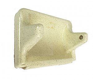 Antique Yellow Speckled Ceramic Tile-In Toilet Paper Holder