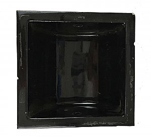 Antique Black Porcelain Subway Tile Recessed Toilet Paper Holder