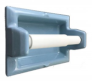 Antique Blue (Kohler - Heron Blue) Ceramic Tile-In Toilet Paper Holder