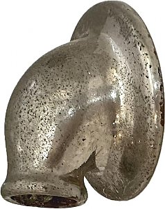 Antique Nickel Bathtub Spout - Circa 1920