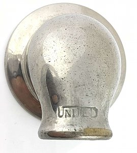 Antique United Nickel Bathtub Spout