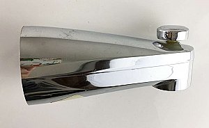 Vintage Chrome Art Deco Bathtub Spout
