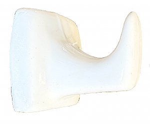 Antique White Porcelain Bath Hook