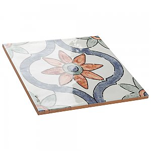 Bourges Arco 7-7/8" x 7-7/8" Ceramic Wall Tile - 25 Tiles Per Case - 11.0 Sq. Ft.