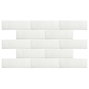 Santorini Loft Blanco 4" x 11-7/8" Ceramic Tile - Wall Use Only - White - Per Case of 34 -  12.17 Square Feet