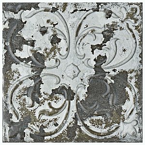 Aevum Dark Ornato 7-7/8" x 7-7/8" Ceramic Tile - Per Case of 21 Tile - 9.24 Sq. Ft. Per Case