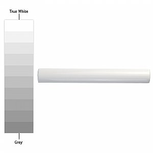 Bordon Blanco Moldura 1" x 7-7/8" Ceramic Pencil Wall Trim Liner Tile - Sold Per Tile - 0.05 Square Feet