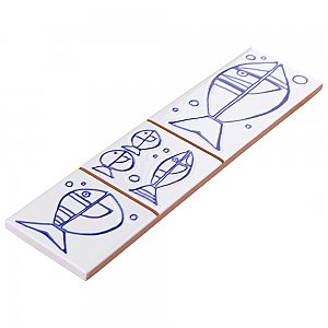 Captain Aquatico White 2" x 7-7/8" Ceramic Wall Trim Tile - Sold by the individual piece
