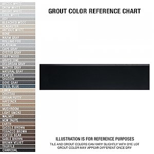 Battiscopa Matte Black 3" x 13" Ceramic Wall Bullnose Trim Tile - Sold by the individual piece