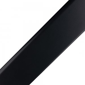 Battiscopa Matte Black 3" x 13" Ceramic Wall Bullnose Trim Tile - Sold by the individual piece
