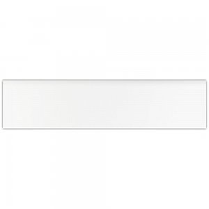 Battiscopa Matte White 3" x 13" Ceramic Wall Bullnose Trim Tile - Sold by the individual piece