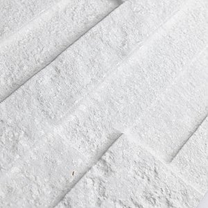 Tikal White 6-1/2" x 20-3/8" Ceramic Wall Tile - 9 Tiles Per Case - 8.37 Sq. Ft.