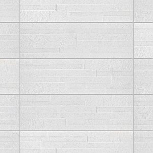 Tikal White 6-1/2" x 20-3/8" Ceramic Wall Tile - 9 Tiles Per Case - 8.37 Sq. Ft.