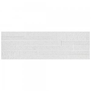 Tikal White 6-1/2" x 20-3/8" Ceramic Wall Tile - 9 Tiles Per Case - 8.37 Sq. Ft.