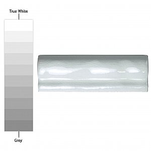 Antic Craquelle Gris Claro Moldura 2" x 6" Ceramic Wall Tile Trim - Sold Per Tile - 0.08 Square Feet