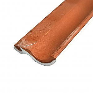 Antic Craquelle Gris Claro Moldura 2" x 6" Ceramic Wall Tile Trim - Sold Per Tile - 0.08 Square Feet