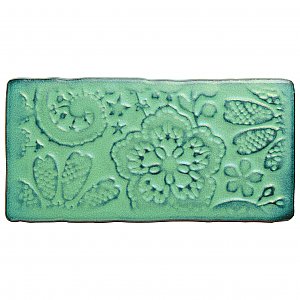 Antic Feelings Lava Verde 3" x 6" Ceramic Wall Tile - Sold Per Case of 32 - 4.38 Square Feet