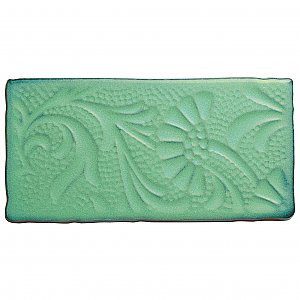 Antic Feelings Lava Verde 3" x 6" Ceramic Wall Tile - Sold Per Case of 32 - 4.38 Square Feet