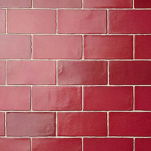 Antic Special Red Moon 3" x 6" Ceramic Wall Tile - Sold Per Case of 32 - 4.38 Square Feet